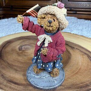 Vintage Boyds Bears Eleanore Bearsevelt God Bless America Bearstone Collection